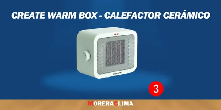 Create Warm Box - Calefactor cerámico - Moreraclima.com