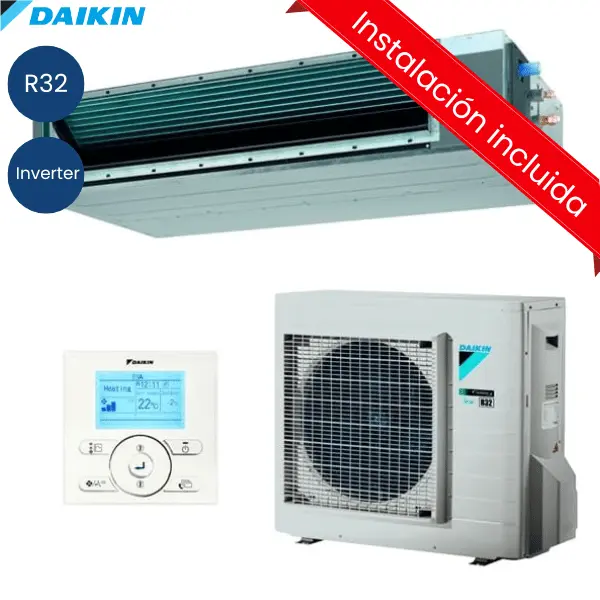 Aire acondicionado conductos Daikin ADEAS 71A 6000 frigorias Instalacion incluida