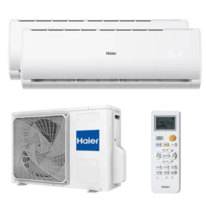 Aire acondicionado multisplit 2x1 Haier Geos R 25 + 35 EXT.40 3000 frigorías