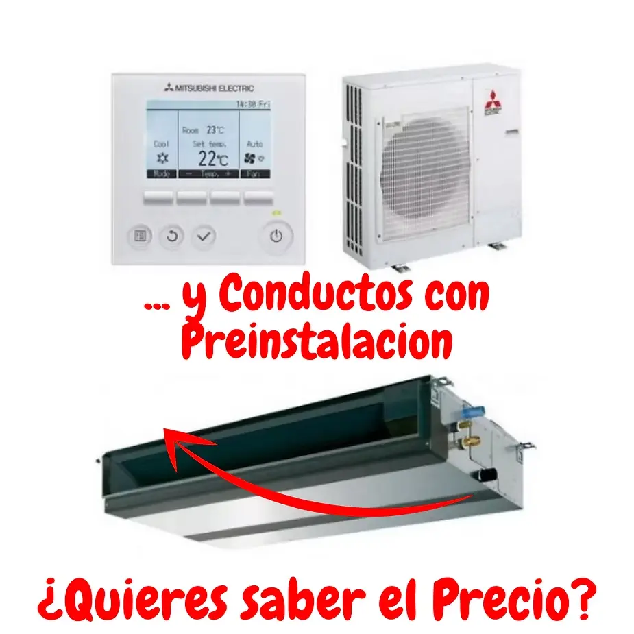 Aire acondicionado con preinstalación