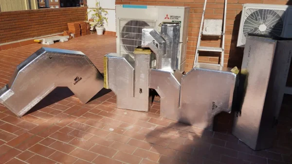 servicio de instalacion de aire acondicionado por conductos sin preinstalacion maquetas