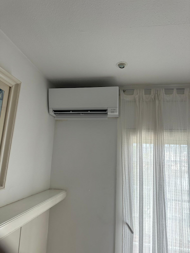 instalacion de aire acondicionado Mitsubishi electric